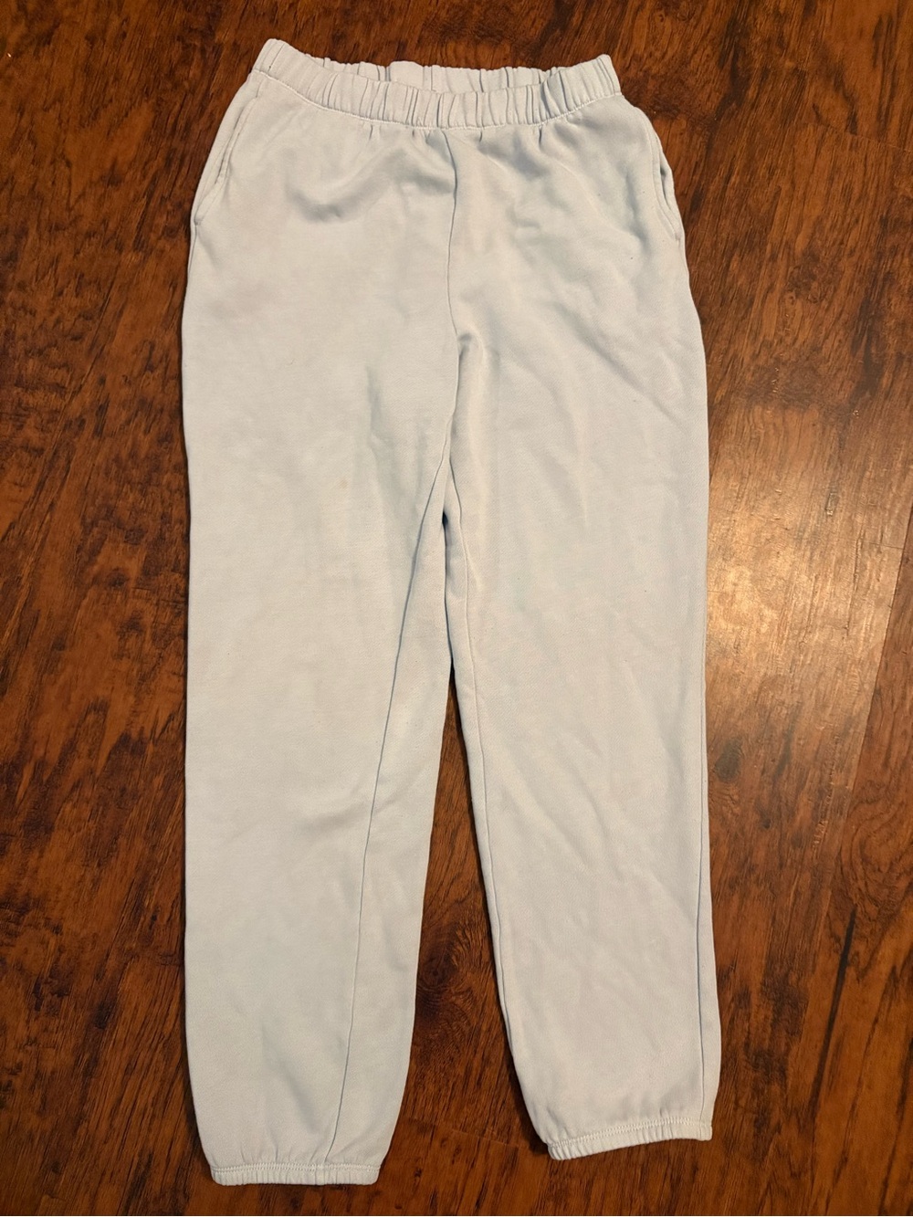 aerie Light Blue Jogger Sweatpants with Elastic Waist